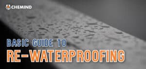Rewaterproofing roof guide waterproofing membrane