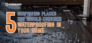 5 surprising places to waterproofing in house