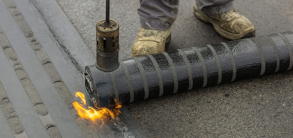 Chemind Industries applying waterproofing system to protect buildings and air quality