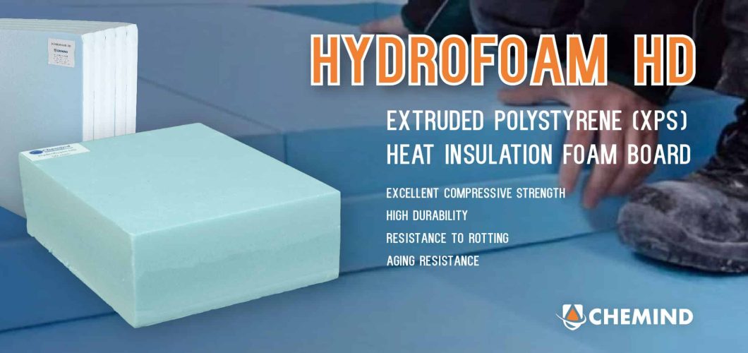 Chemind Hydrofoam HD - XPS Extruded Polystyrene Foam Insulation Board